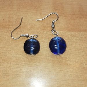 Blue beauties earrings.